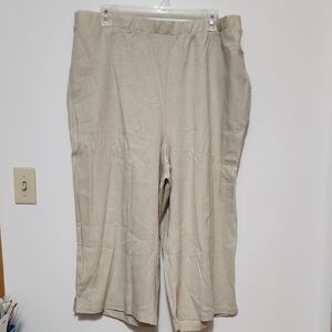 Woman Within Beige Capris